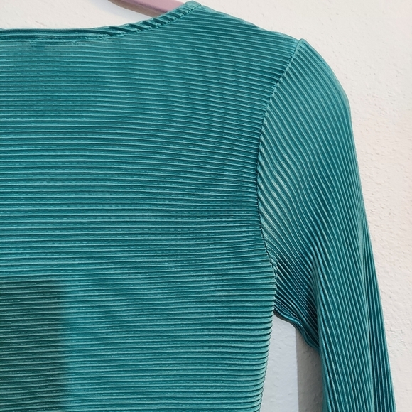 Free People NEW Leah Twist Tube Top Teal XS - Picture 9 of 14